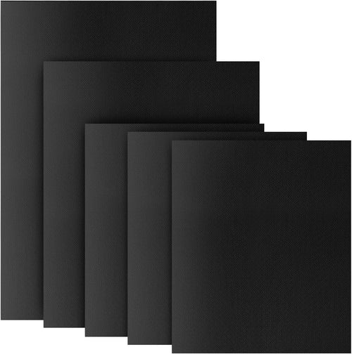 5Er Set Grillmatte Für Gasgrill, BBQ Grillmatte Wiederverwendbar 40X33/50/60Cm, Jede Größe Zugeschnitten, Grillunterlage Für Gasgrill Und Holzkohle
